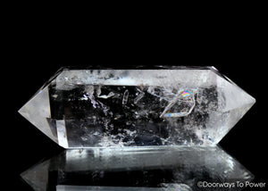 John of God Crystal Double Terminated Generator Quartz Wand Casa Crystal