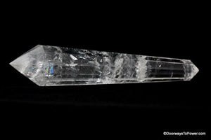 9" John of God Quartz Phantom Crystal 12 Sided Vogel Wand Rare CAV-3