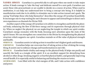 Carnelian Metaphysical Properties Uses Meanings