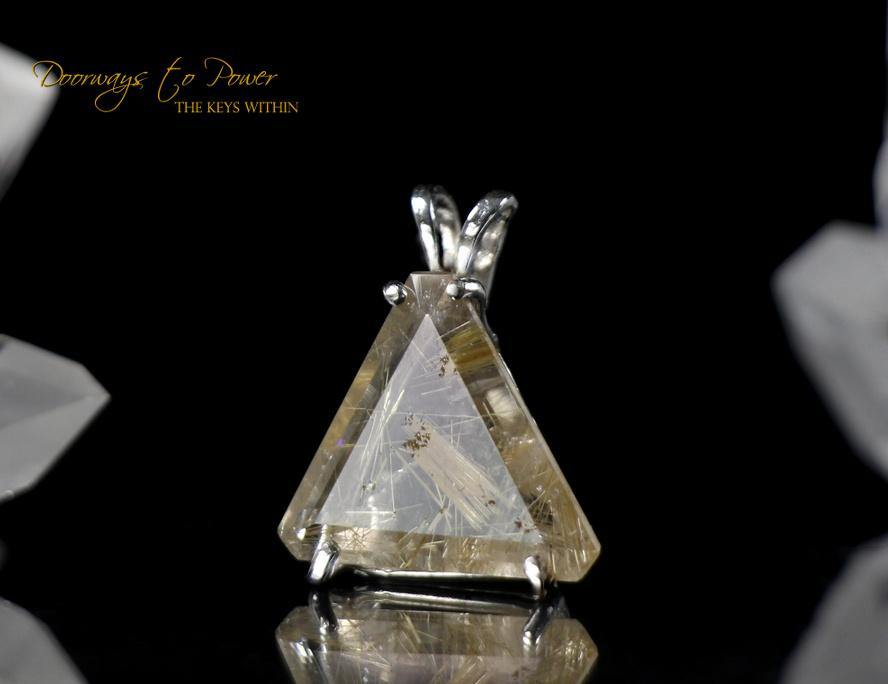 Golden Rutilated Quartz Pendant
