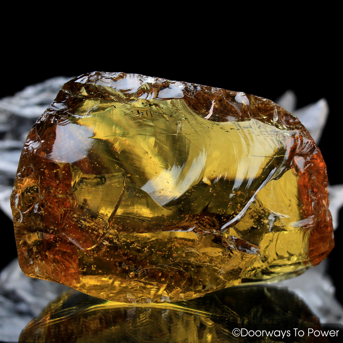 Lemurian Amber Monatomic Andara Crystal Authentic Lady Nellie