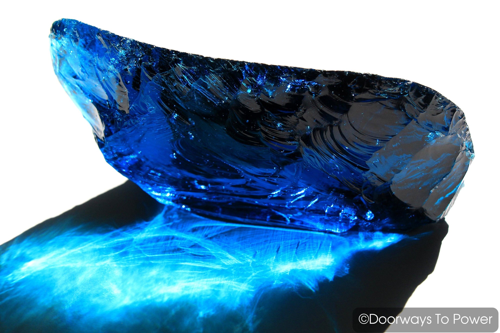 Electric Blue Atlantean Monatomic Andara Crystal 'Pleiadian Emissaries of the Light'