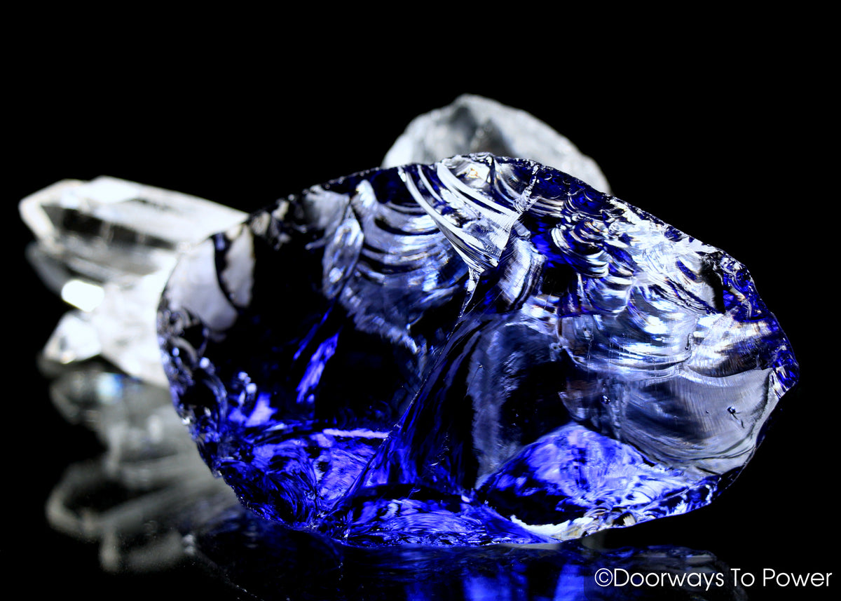 Sovereign Amethyst Monatomic Andara Crystal Glass “SAHASRARA” RARE