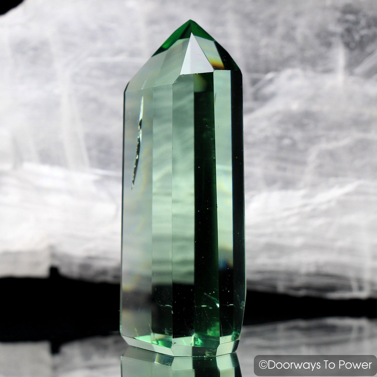 John of God Casa Crystal Green Obsidian