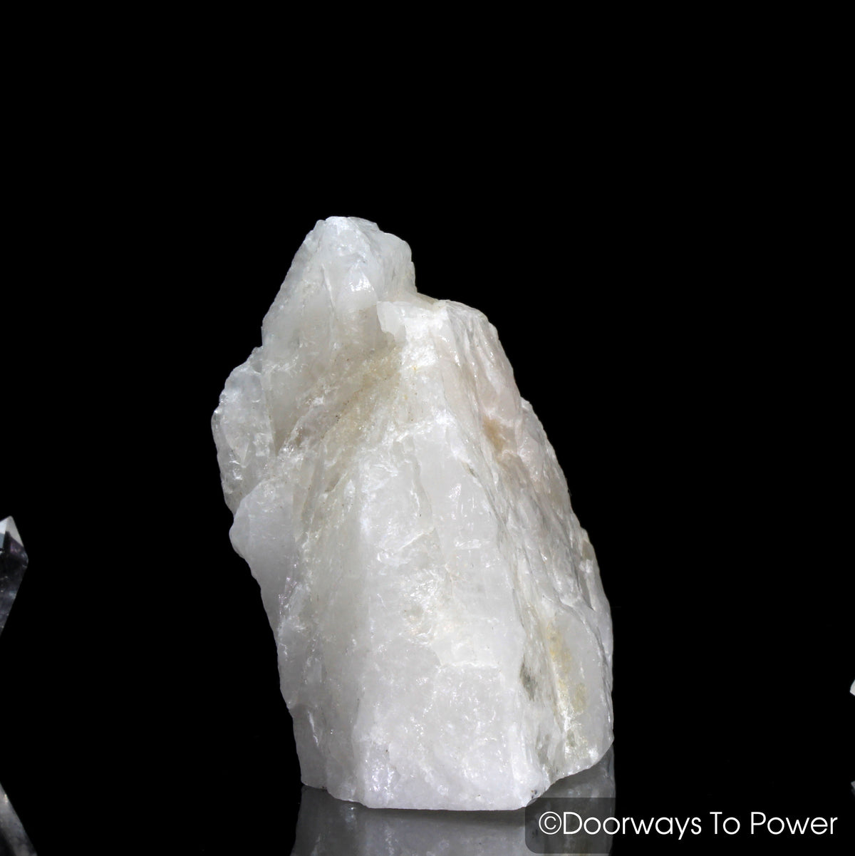 White Azeztulite Crystal Altar Stone Synergy 12