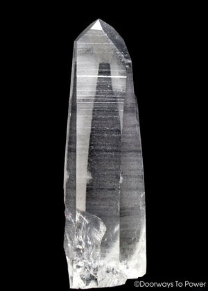 Smoky Black Lemurian Lighting Strike Quartz Master Dow