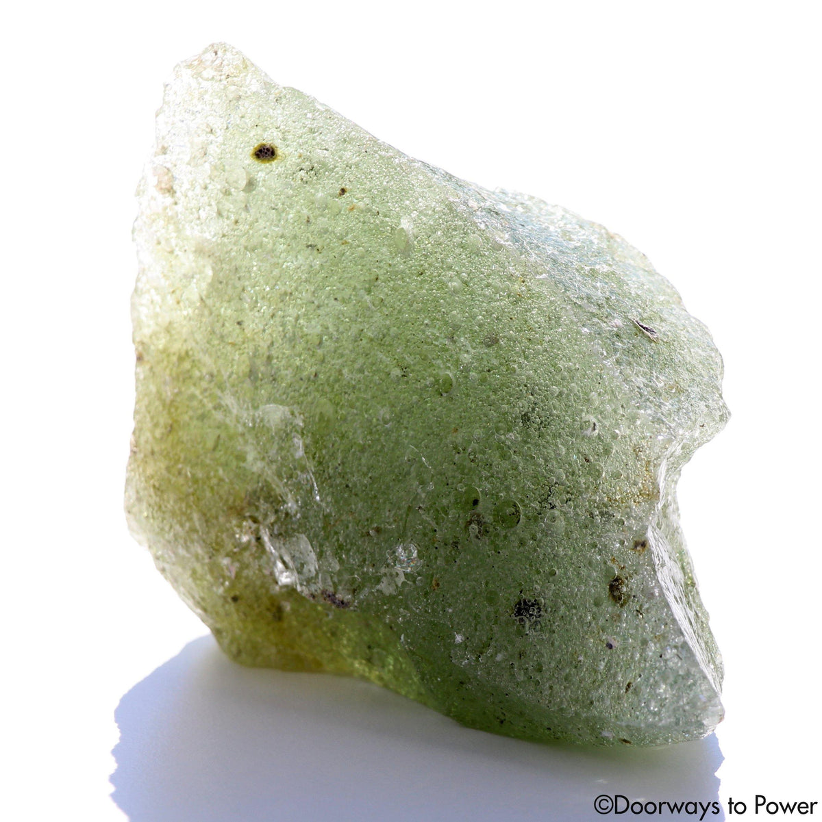 Tibetan Green Sea Foam Elder Andara Crystal 'Mahatmas Wisdom'