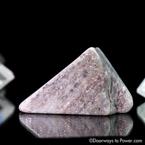 Vitalite Triangle Tumbled & Polished Crystal