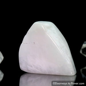 White Azeztulite Tumbled Stone Polished | Azozeo Activated