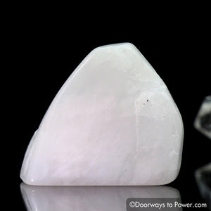White Azeztulite Tumbled Stone Polished | Azozeo Activated