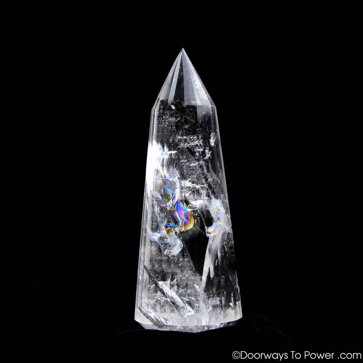 John of God Crystal 24 Sided Vogel Healing Wand 'Elevated Soul' RARE