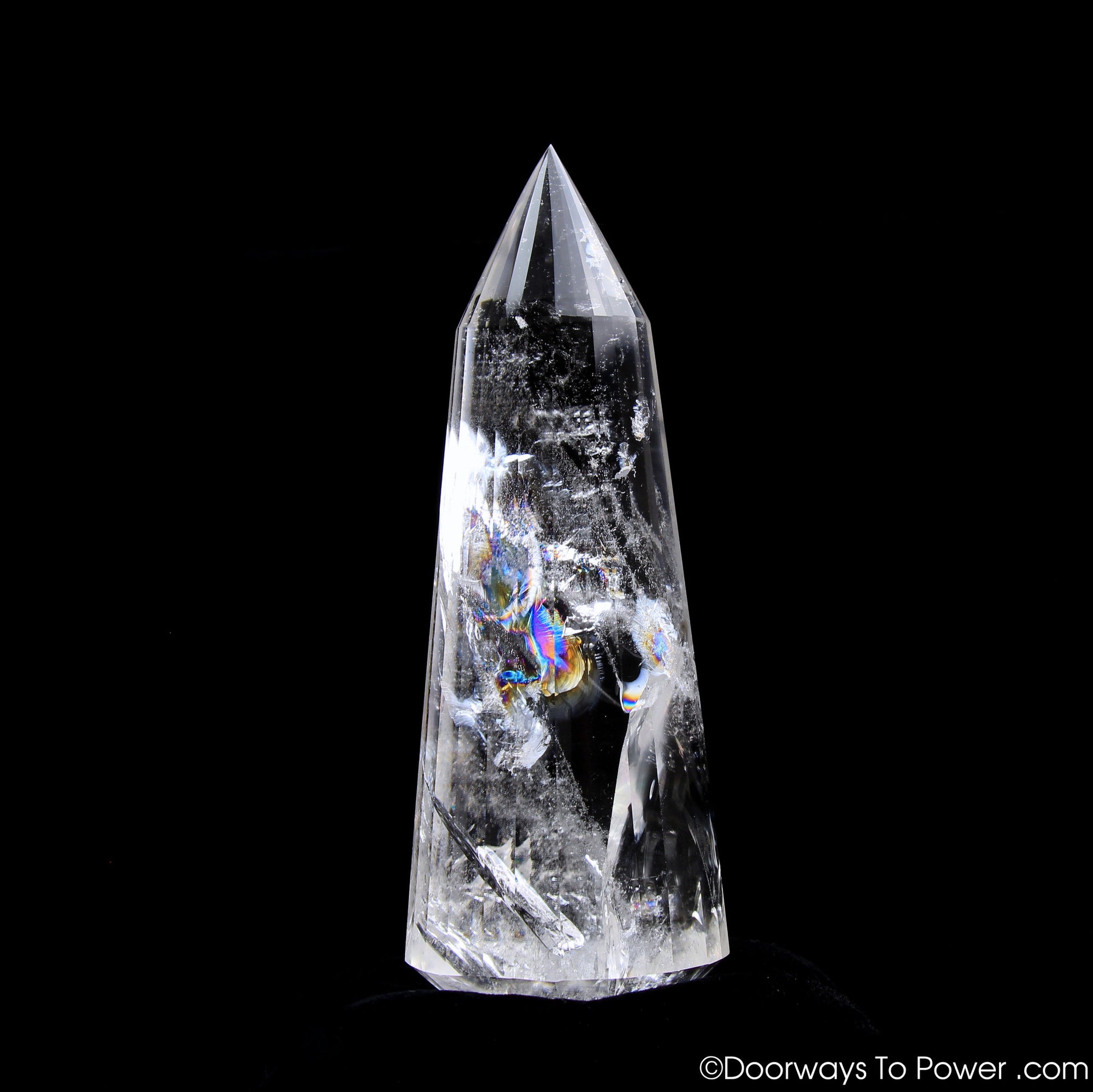 John of God Crystal 24 Sided Vogel Healing Wand 'Elevated Soul' RARE