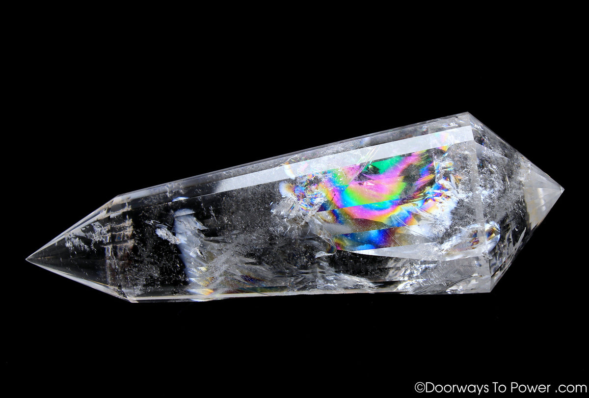 John of God Crystal 24 Sided Vogel Healing Wand 'Elevated Soul' RARE