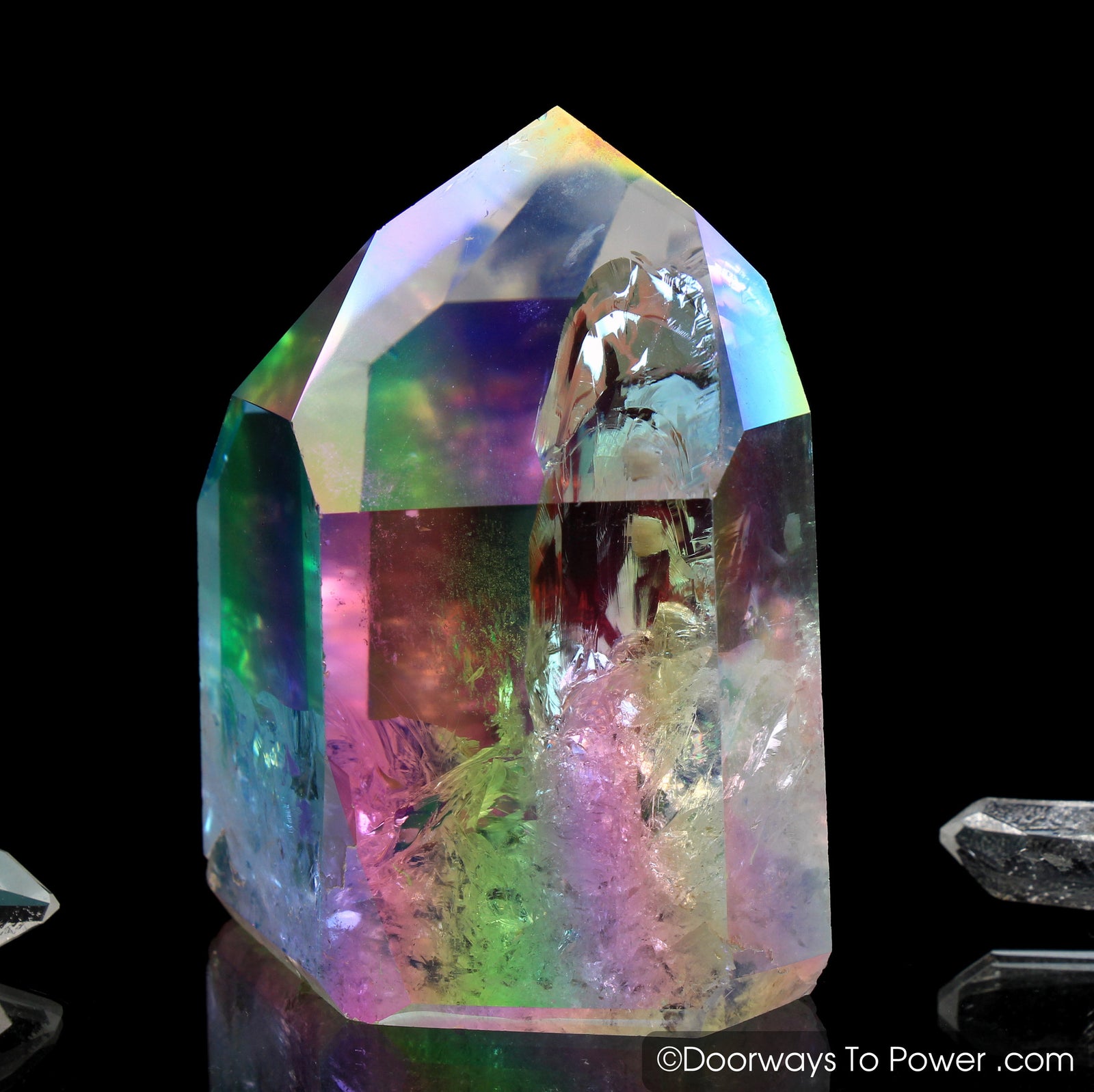 Angel Aura Lemurian Pleiaidan Starbrary Crystal Point "Galactic Radiance"