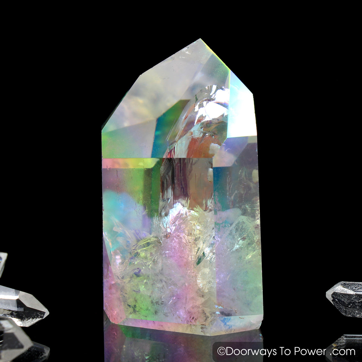 Angel Aura Lemurian Pleiaidan Starbrary Crystal Point "Galactic Radiance"
