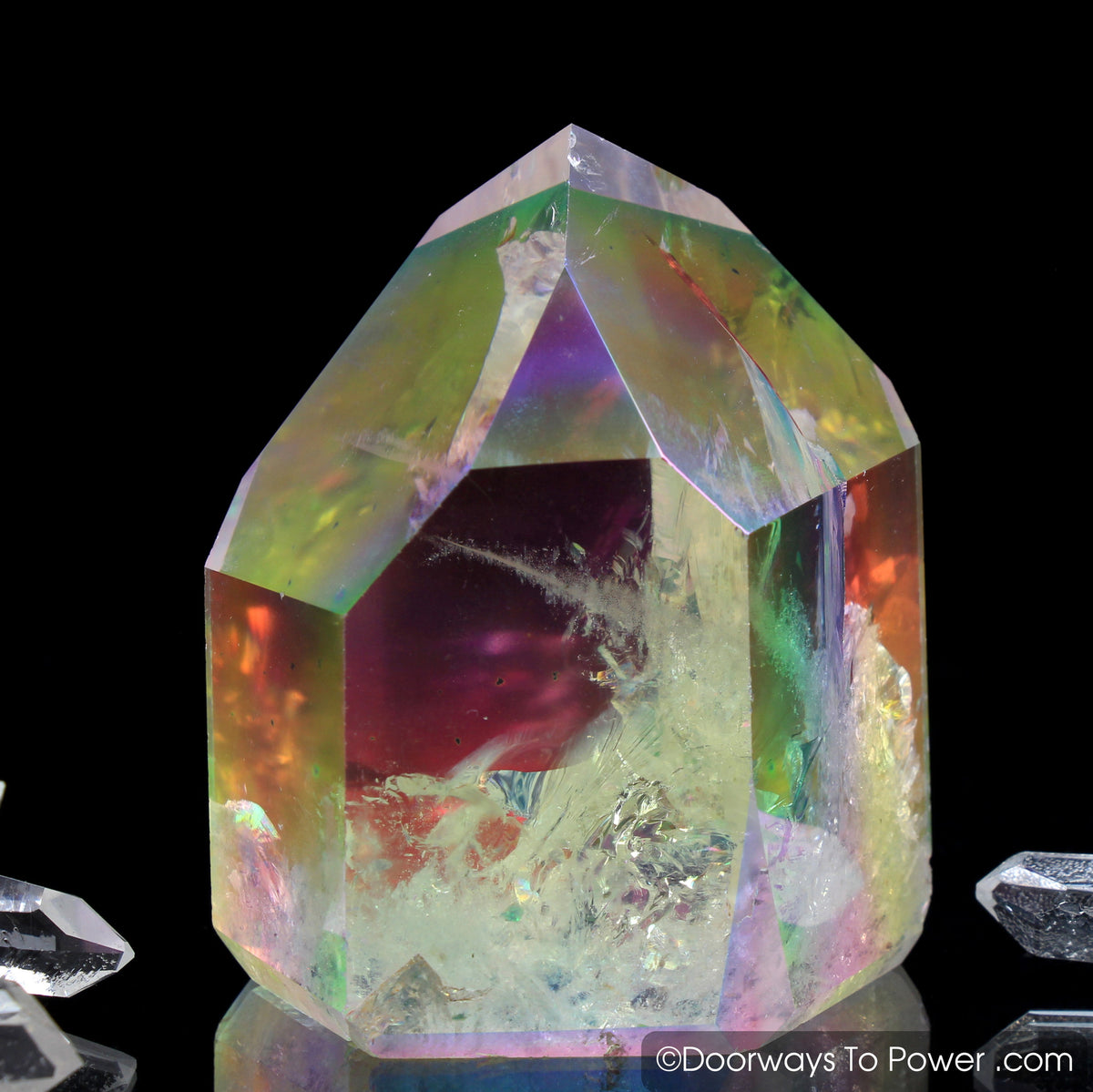 Angel Aura Lemurian Pleiaidan Starbrary Crystal Point "Galactic Radiance"
