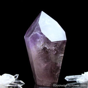 John of God Amethyst Dow Crystal Point w/ Future Time Link 'Beyond Time'