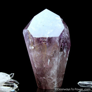 John of God Amethyst Devic Temple Crystal w/ Future Time Link 'Purify & Protect'