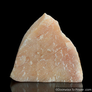 Pink Azeztulite Quartz Crystal | Very Rare Rhodazez Altar Stone 