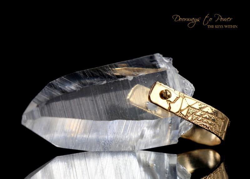 Light Language Pendant Lemurian Quartz