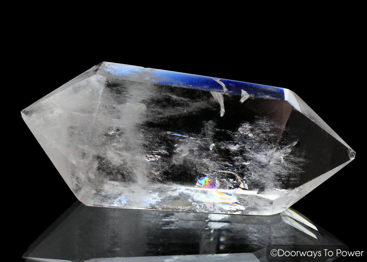 John of God Crystal Double Terminated Rainbow Quartz Casa Crystal Empathy Nick