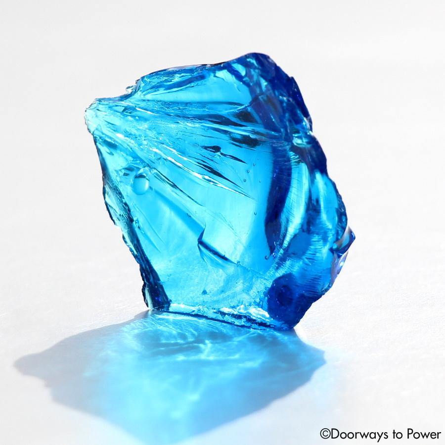 Electric Blue Atlantean Andara Crystal 'Pleiadian Emissaries of the Light'