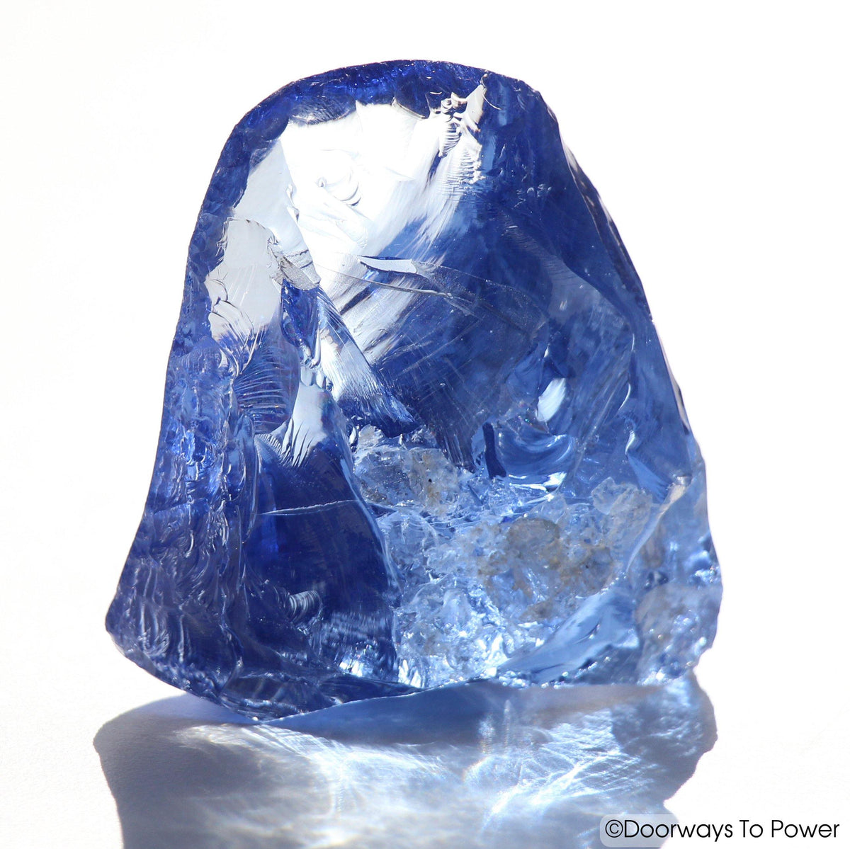 Elestial Starlight Sapphire Monatomic Crystal Glass Mt Shasta