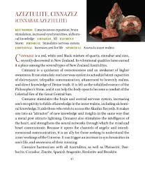 Cinnazez Azeztulite Azozeo Crystal  'Alchemical Transformation'