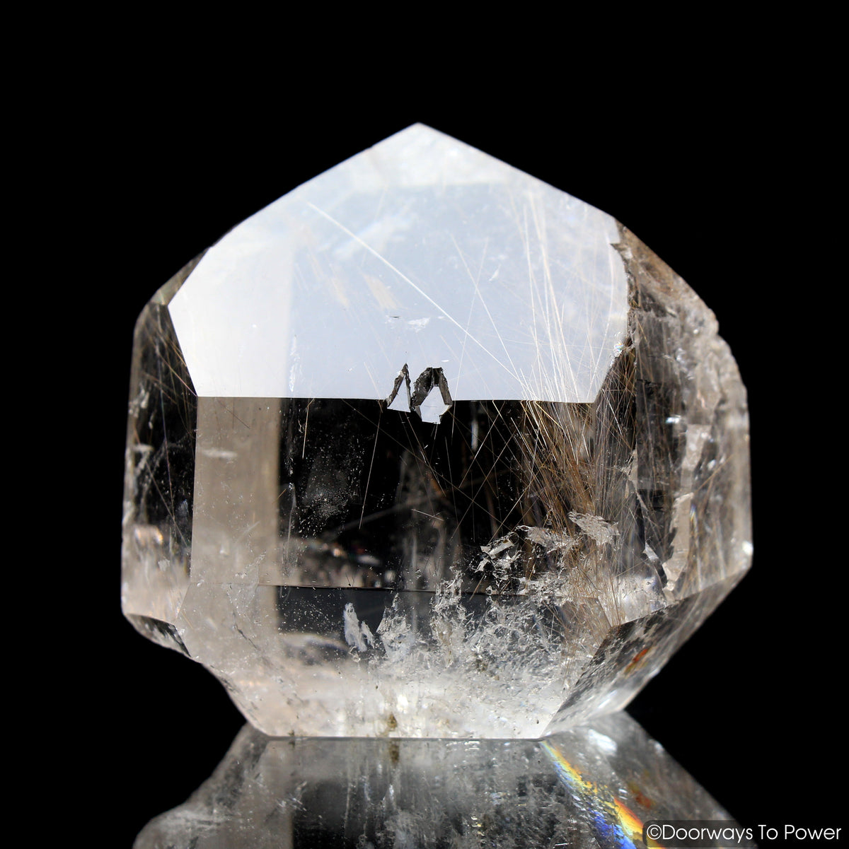 John of God Quartz Dow Crystal Record Keepers Golden Rutiles 