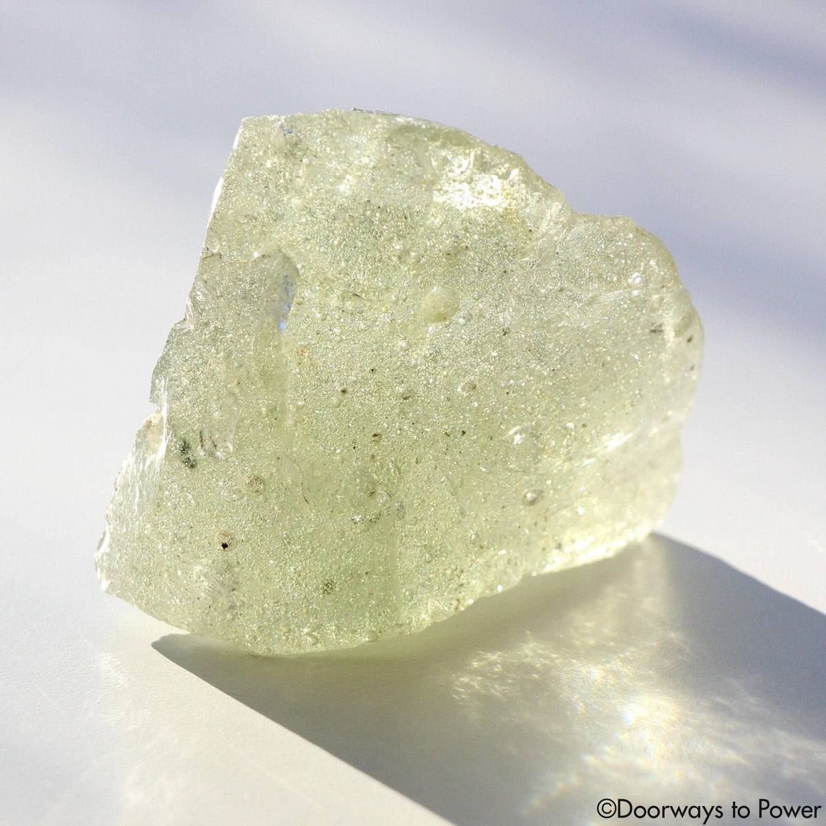 Tibetan Green Sea Foam Elder Andara Crystal 'Mahatmas Wisdom'