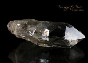 Golden Lemurian Quartz Light Language Crystal 9D 