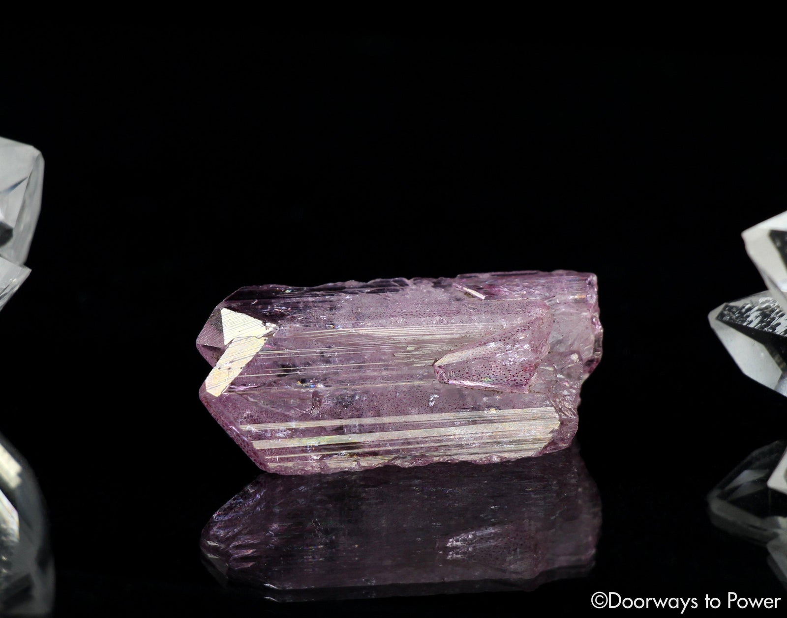 Rose Aura Danburite Quartz Twin Crystal 