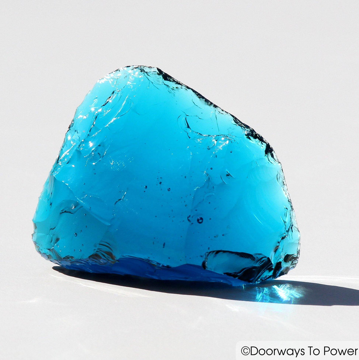 Electric Blue Atlantean Andara Crystal 'Pleiadian Emissaries of the Light'