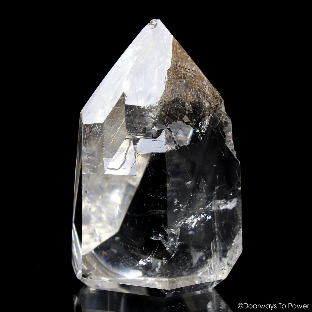 John of God Crystal Dow Record Keepers Golden Rutiles & Rainbows 'Lighted Spirit' Rare