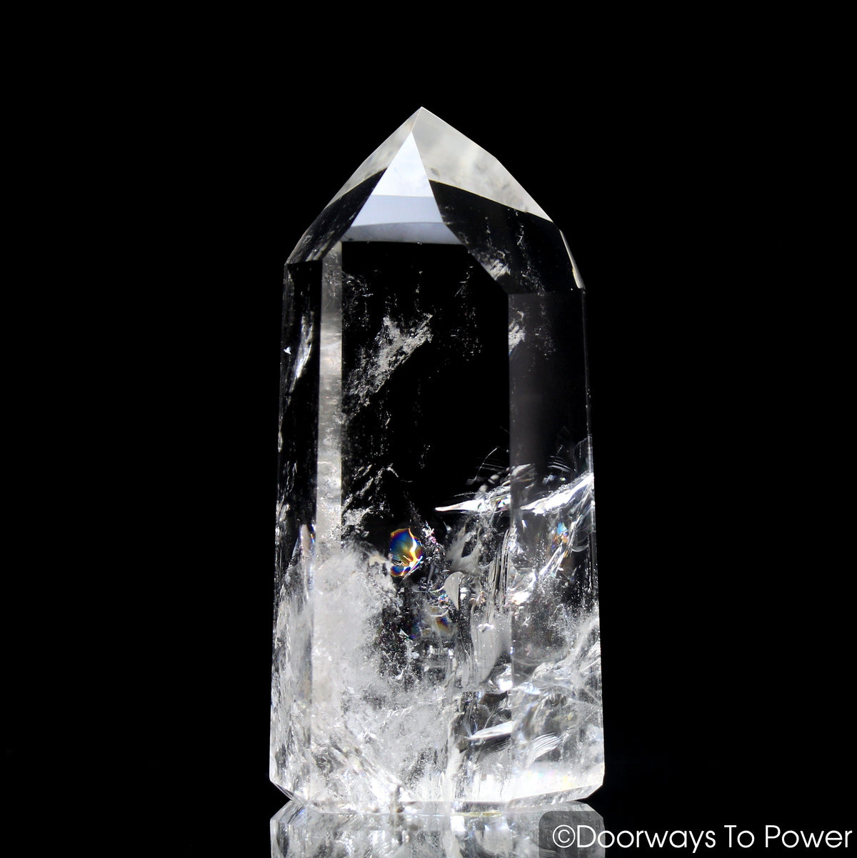 John of God Quartz Casa Crystal Temple Heart Dow & Rainbows