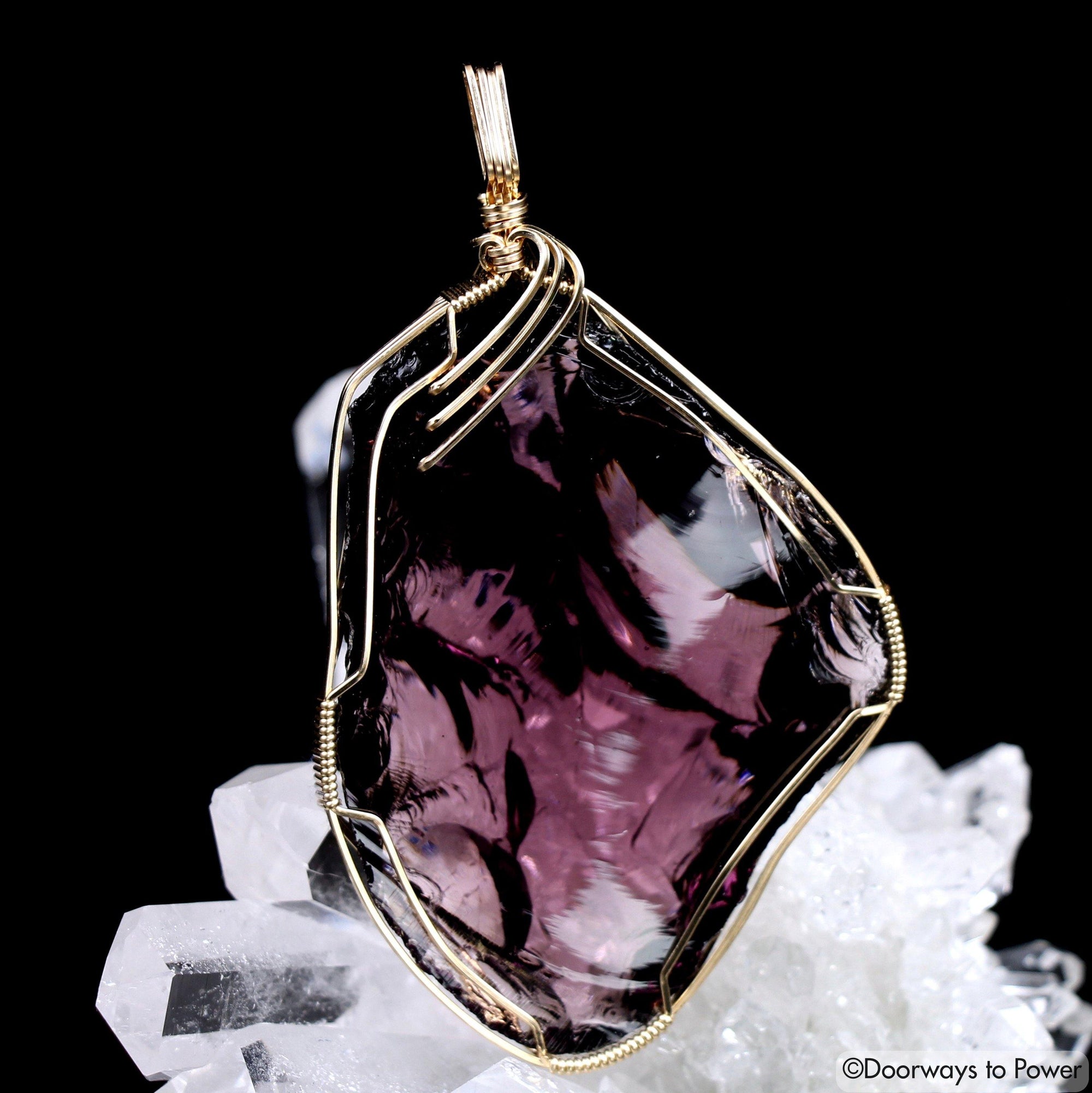Power of Kings Andara Crystal Pendant 14k 'High Priest'