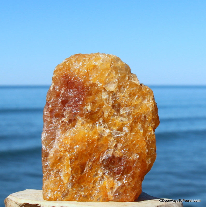 Himalaya Red Gold Azeztulite Altar Stone Azozeo Super Activated