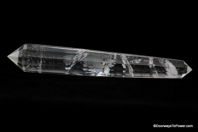 6.5" John of God Quartz Crystal 12 Sided Vogel Wand Rare CAV-6