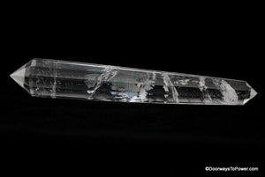 6.5" John of God Quartz Crystal 12 Sided Vogel Wand Rare CAV-6
