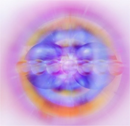 HGW Pink Monatomic Andara Crystal 'Cosmic Heart'