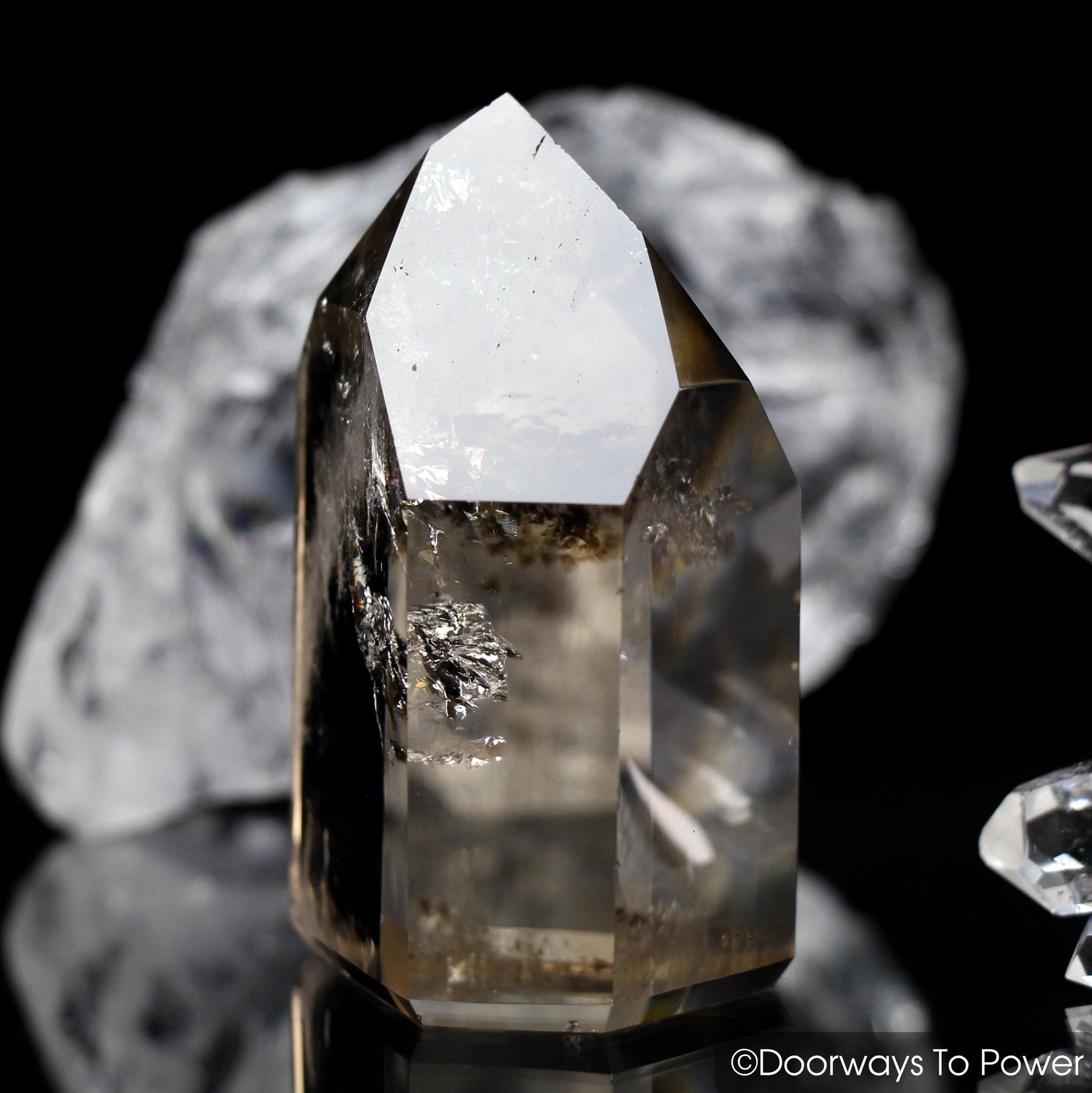 John of God Citrine Quartz Crystal Temple Heart Dow 