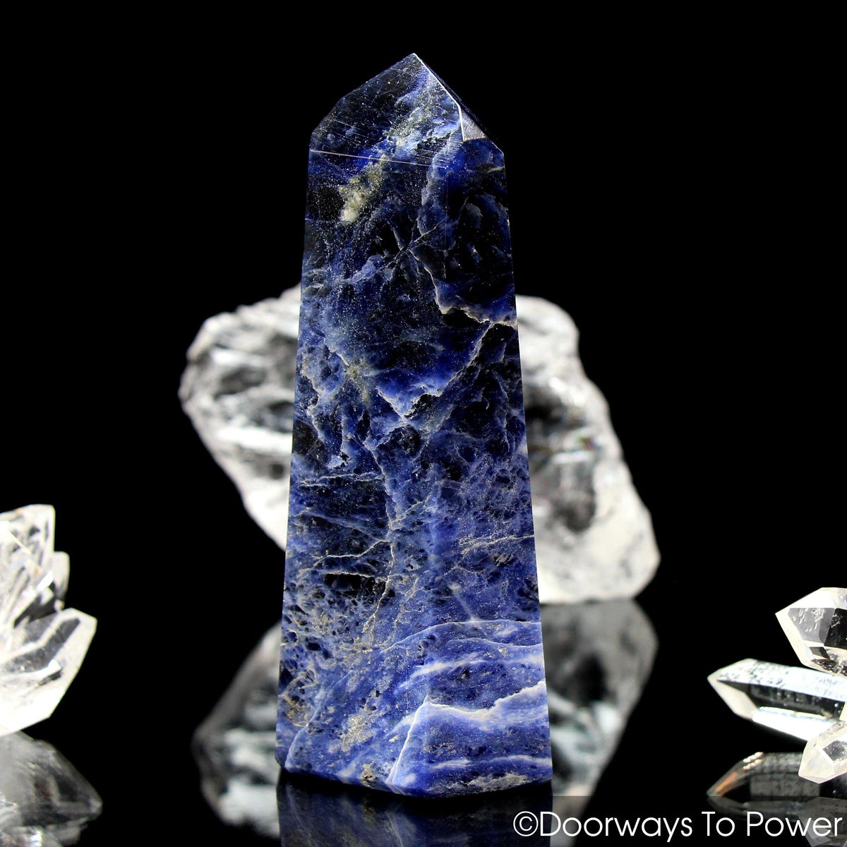 John of God Crystal Sodalite Casa Crystal Point