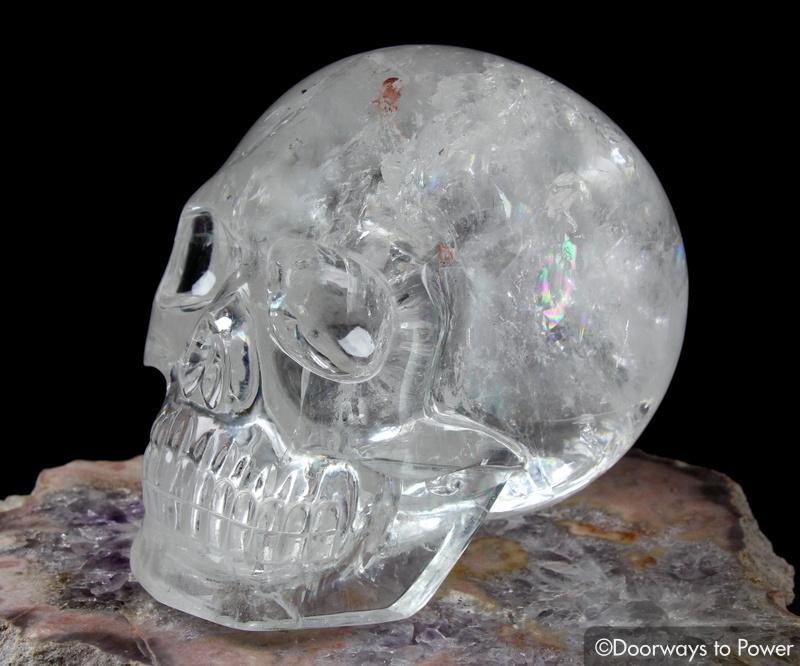 XL Sirius Quartz Crystal Skull 'Advanced Harmonically Aligned'