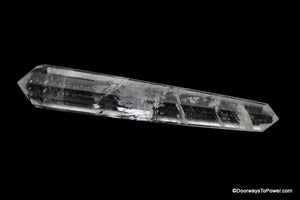 6.5" John of God Quartz Crystal 12 Sided Vogel Wand Rare CAV-6