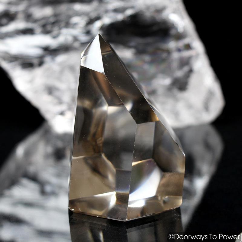 John of God Smoky Quartz Isis Casa Crystal Point