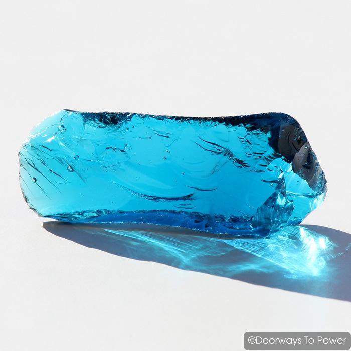 Electric Blue Atlantean Andara Crystal 'Pleiadian Emissaries of the Light'