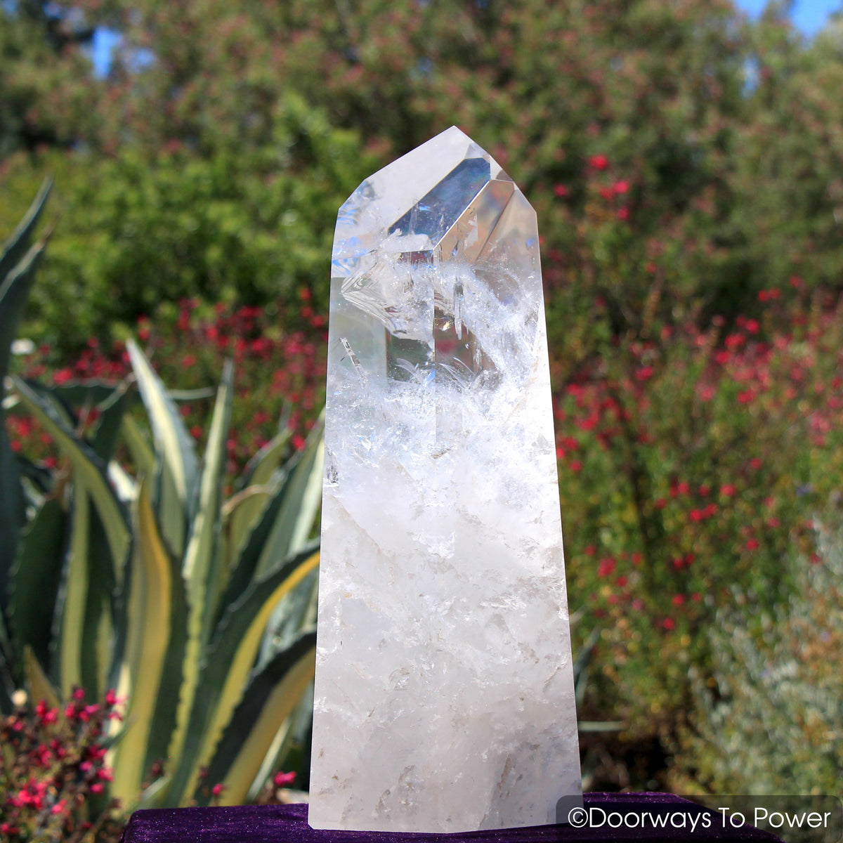 John of God Crystal Point Dow & Devic Temple Master Crystal 'PURE LIGHT' 27 + lbs