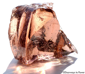 XL Desert Rose Pink Monatomic Andara Temple Crystal 'ZEN'