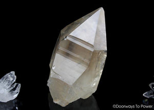 Golden Lemurian Manifestation Quartz Crystal 'Sacred 9'