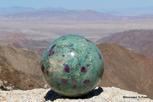 5.6" RUBY FUCHSITE Sphere Museum Quality - Stunning Rubies 10 lbs